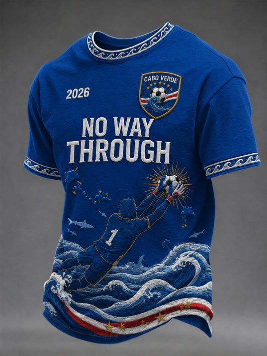 Camiseta Casual Estampada para Homens, Presente para Fãs de Futebol