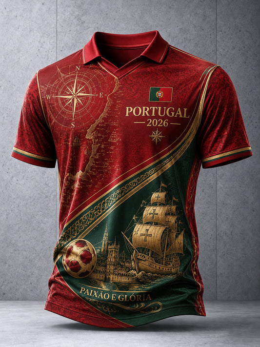 Masculino 2026 Portugal Classic Soccer Jersey