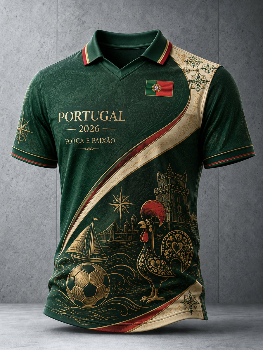 Camisola Comemorativa do Futebol Homem 2026 Portugal