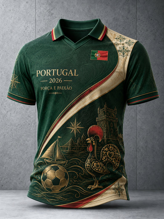Camisola Comemorativa do Futebol Homem 2026 Portugal