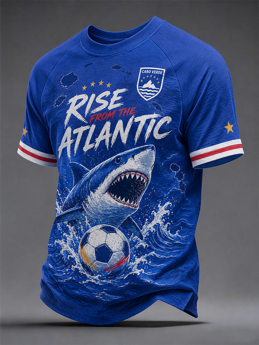 Camiseta Casual Estampada para Homens, Presente para Fãs de Futebol