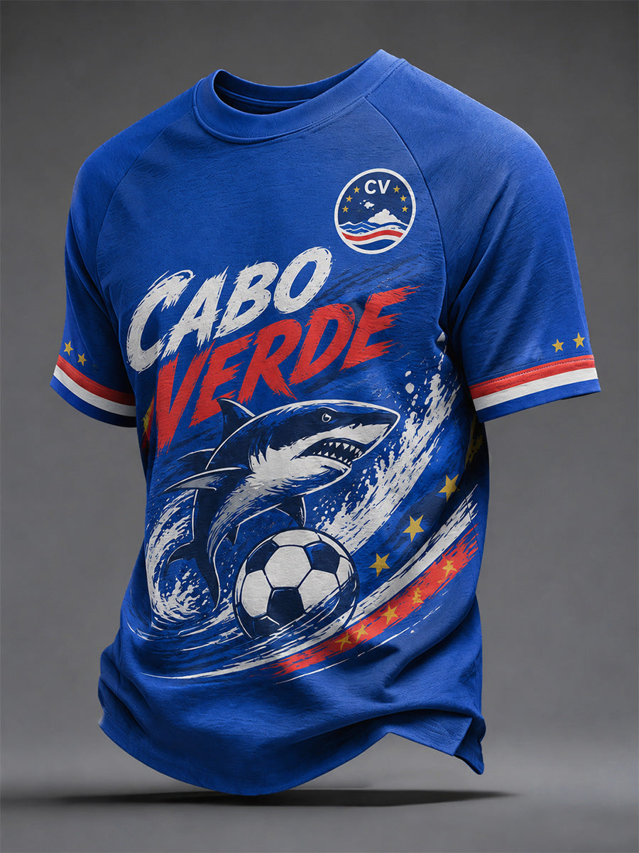 Camiseta Casual Estampada para Homens, Presente para Fãs de Futebol