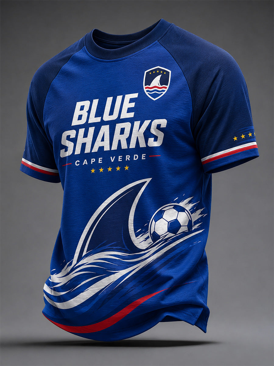 Camiseta Casual Estampada para Homens, Presente para Fãs de Futebol