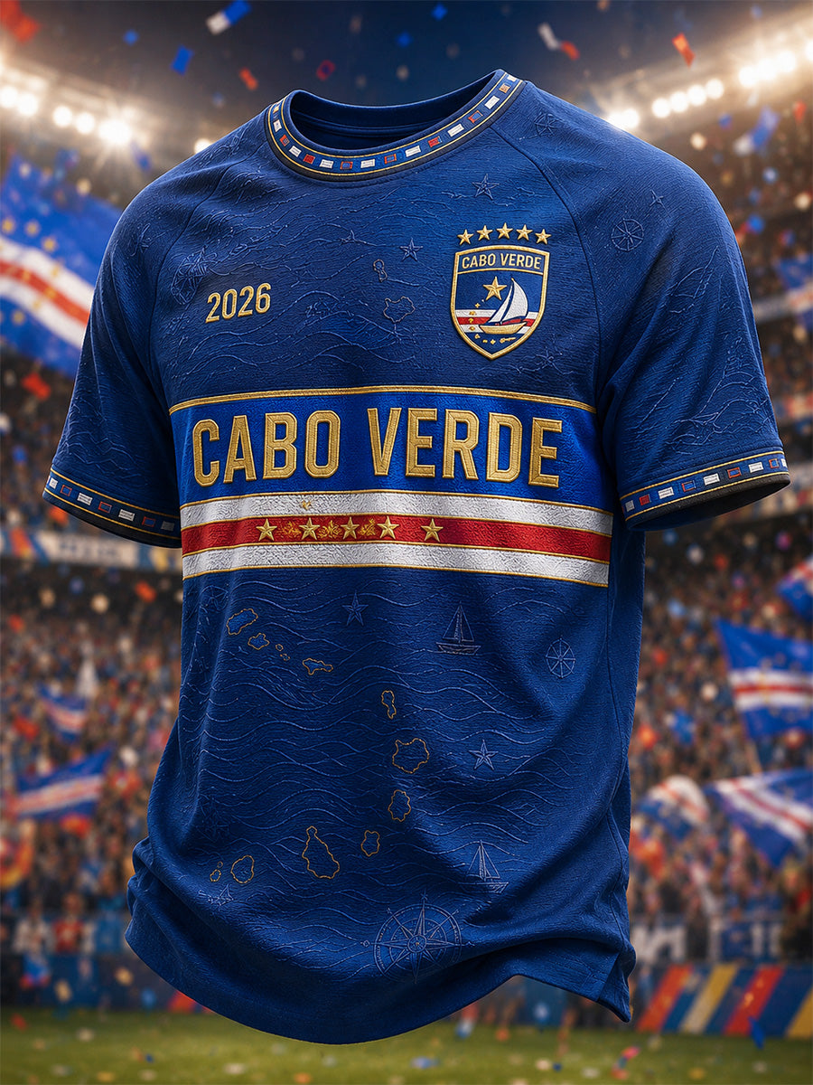 Camiseta Casual Estampada para Homens, Presente para Fãs de Futebol