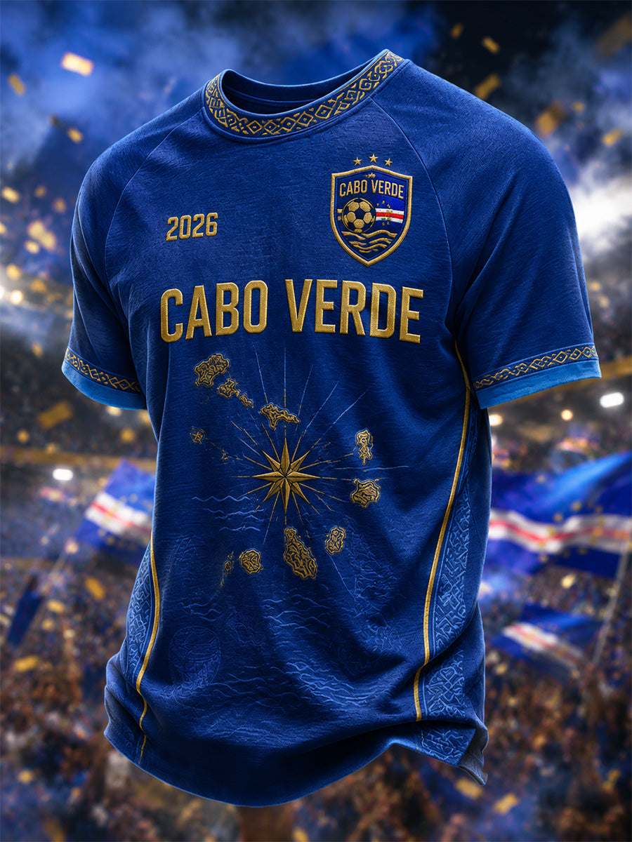 Camiseta Casual Estampada para Homens, Presente para Fãs de Futebol