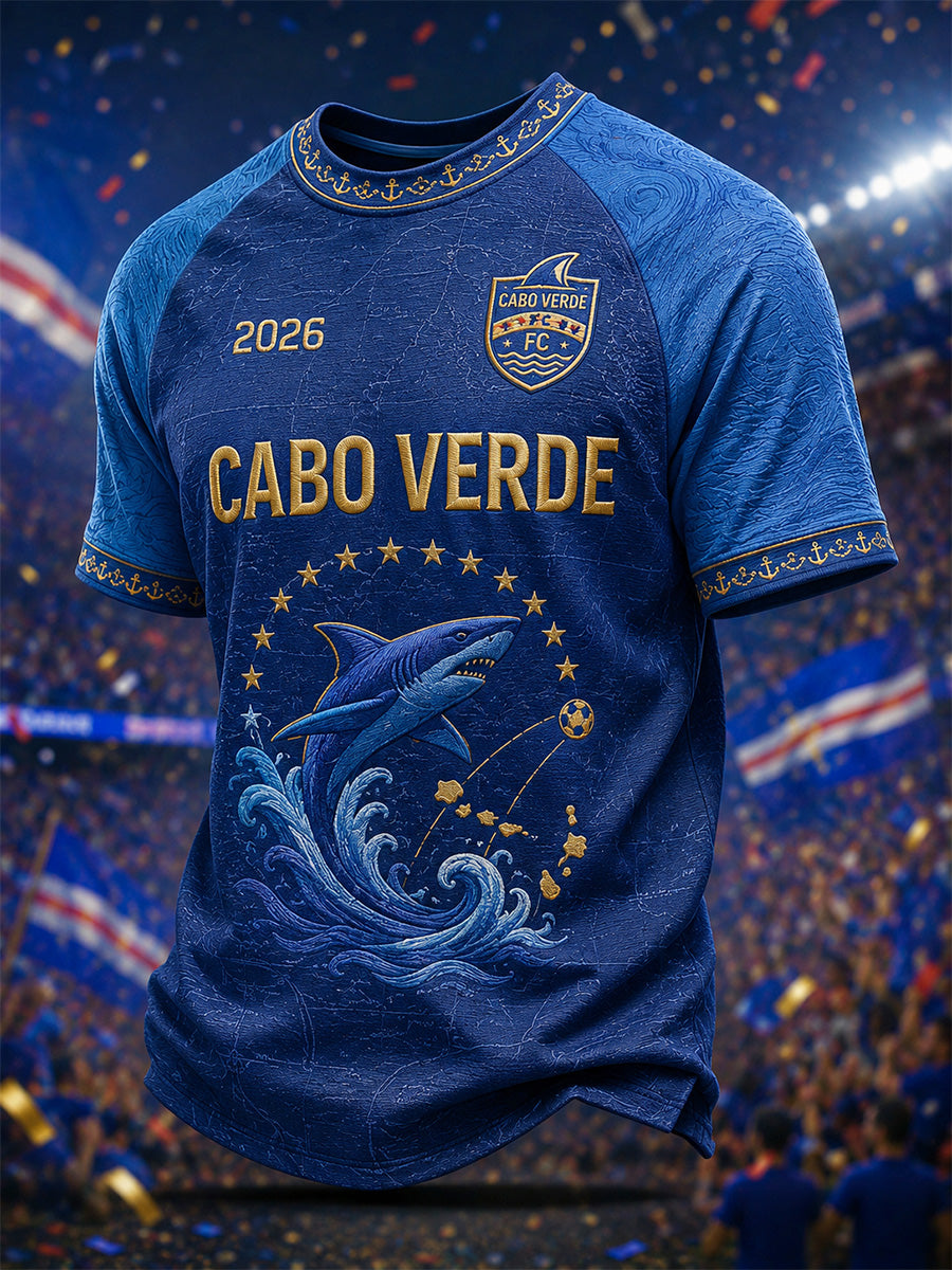 Camiseta Casual Estampada para Homens, Presente para Fãs de Futebol