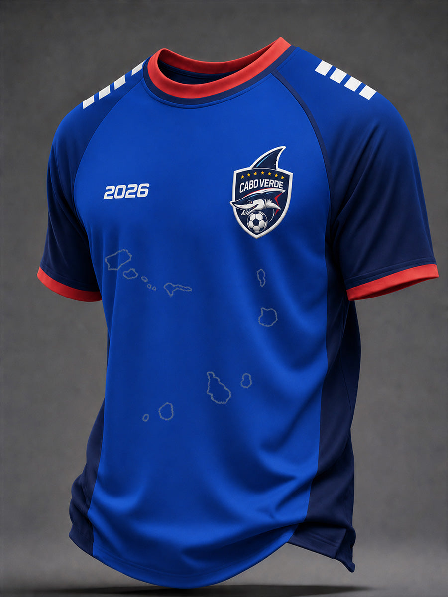 Camiseta Casual Estampada para Homens, Presente para Fãs de Futebol