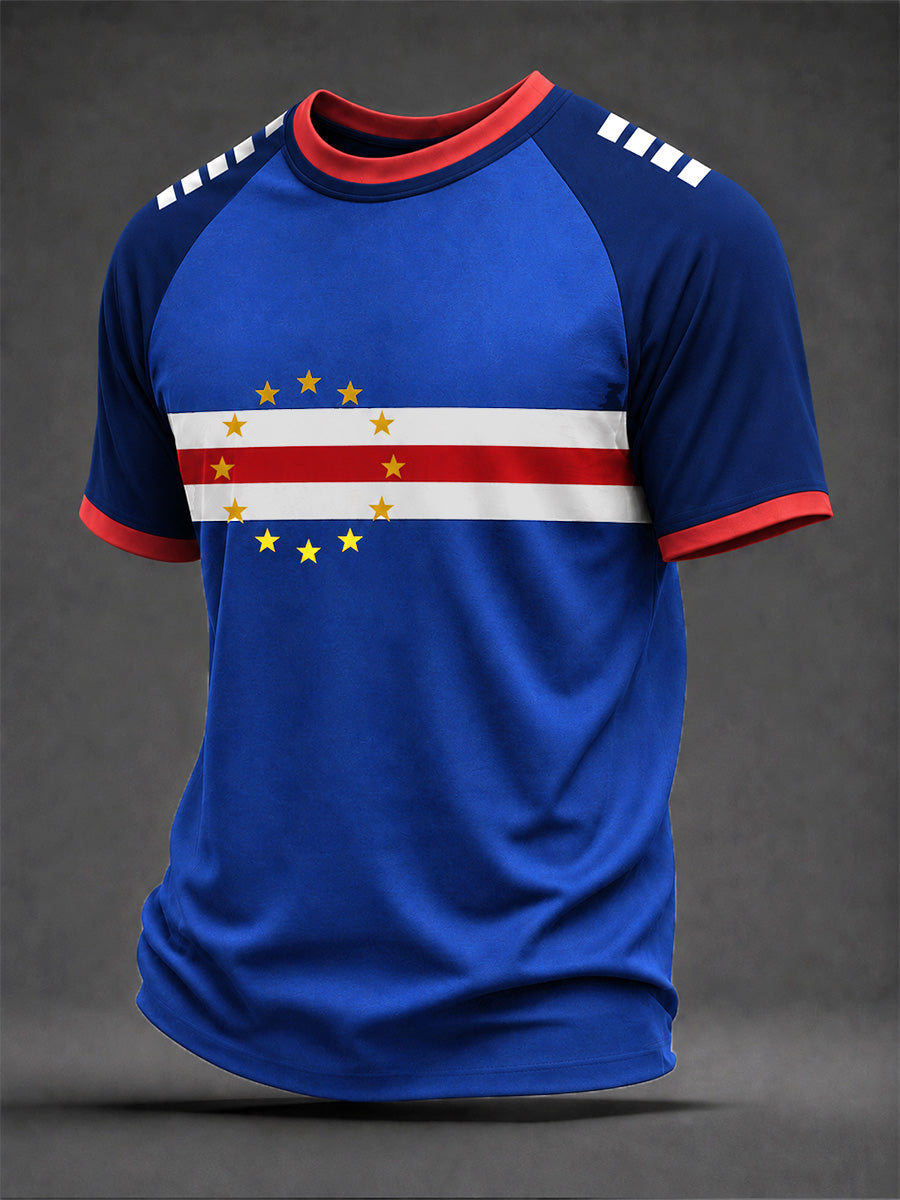 Camiseta Casual Estampada para Homens, Presente para Fãs de Futebol