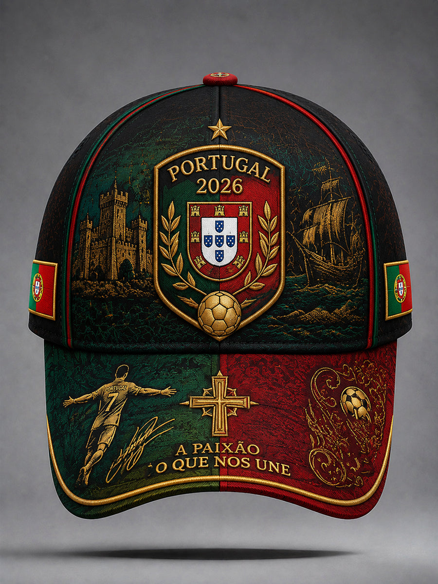 Unisex 2026 Portugal Futebol Baseball Cap