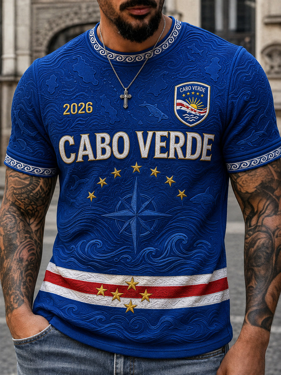 Camiseta Casual Estampada para Homens, Presente para Fãs de Futebol