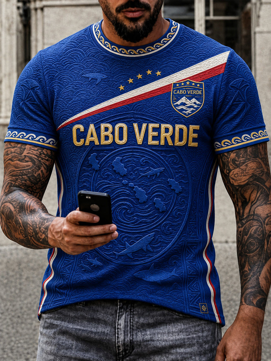 Camiseta Casual Estampada para Homens, Presente para Fãs de Futebol