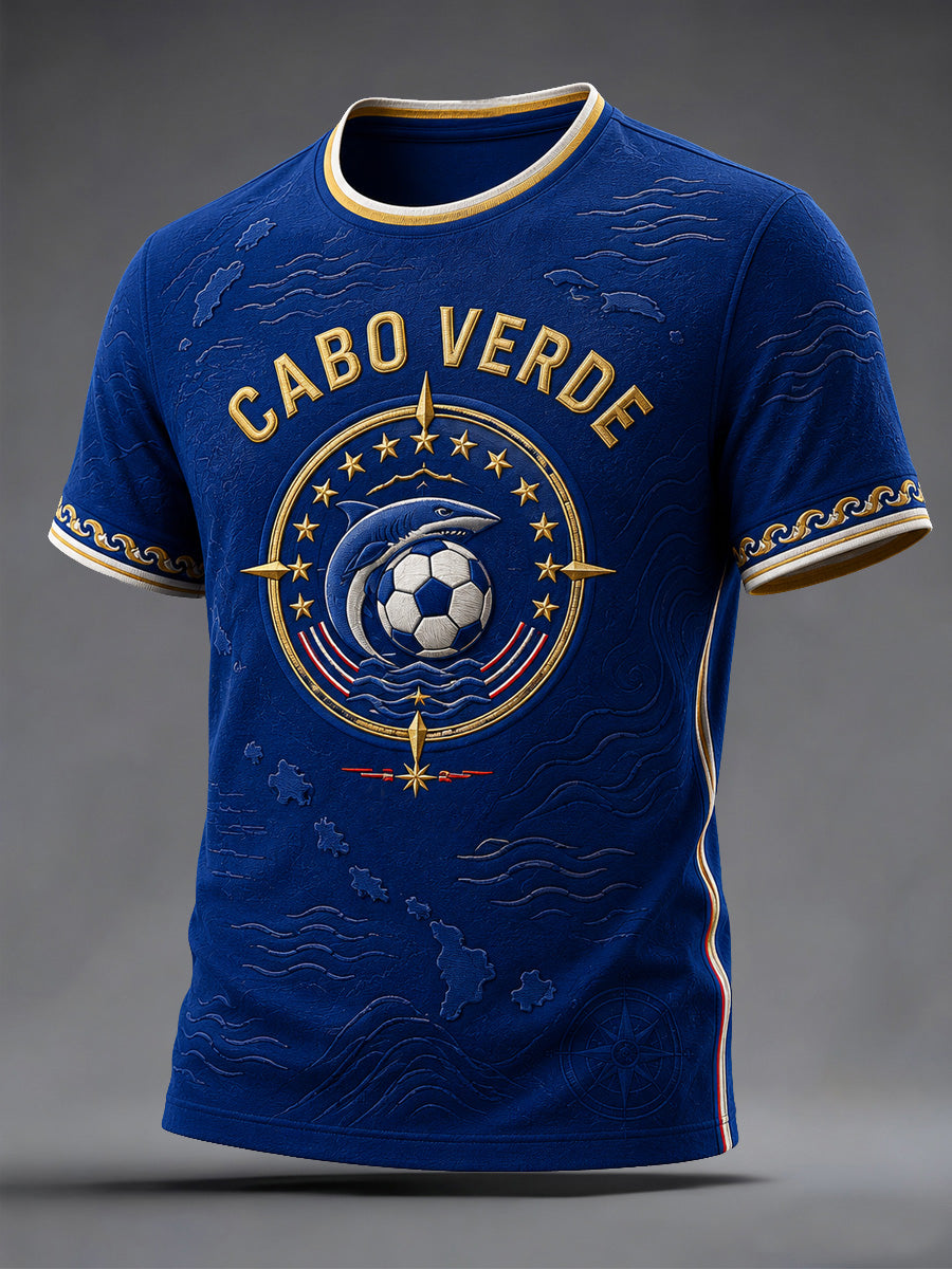 Camiseta Casual Estampada para Mulheres, Presente para Fãs de Futebol
