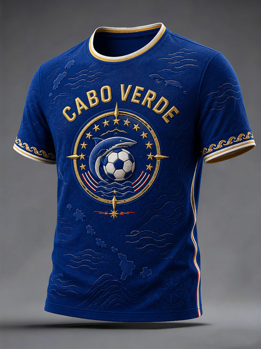Camiseta Casual Estampada para Mulheres, Presente para Fãs de Futebol
