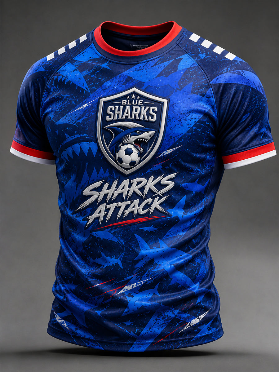 Camiseta de Manga Curta de Futebol de Cabo Verde para Homens
