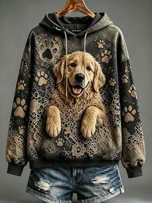 Hoodie de Golden Retriever feminino
