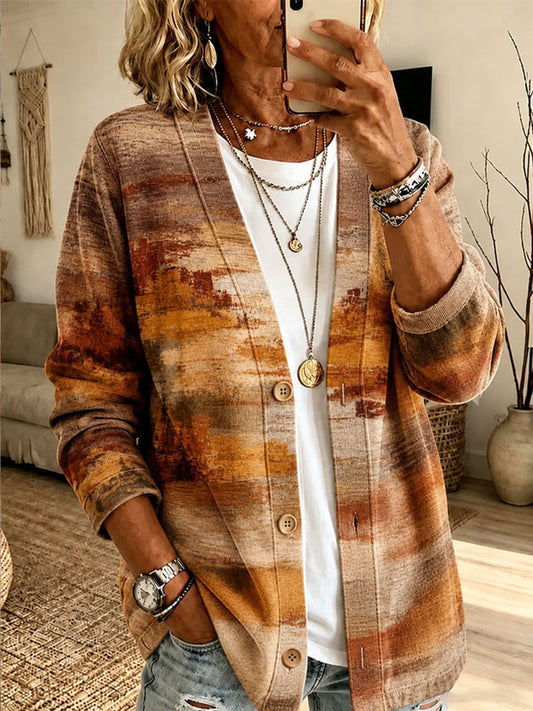 Cardigan de outono feminino