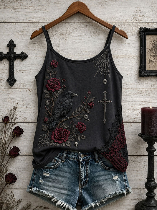 Camisola de alças gótica feminina