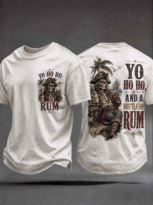 Camisetas masculinas "Yo Ho Ho And A Bottle Of Rum"