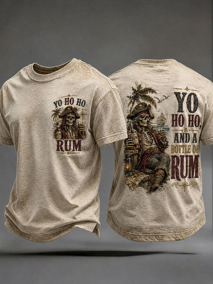 Camisetas masculinas "Yo Ho Ho And A Bottle Of Rum"