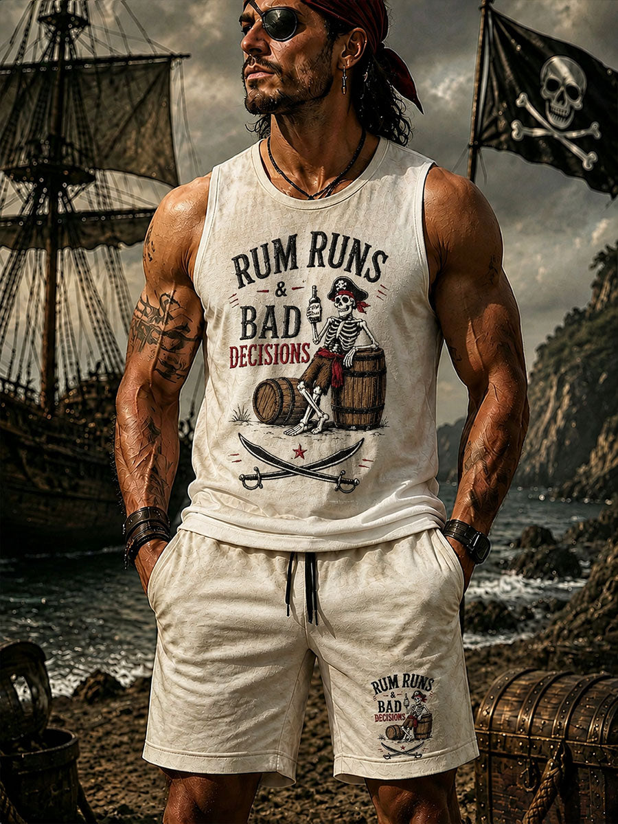 Men's "Rum Rum más decisões" 2-Piece Sets