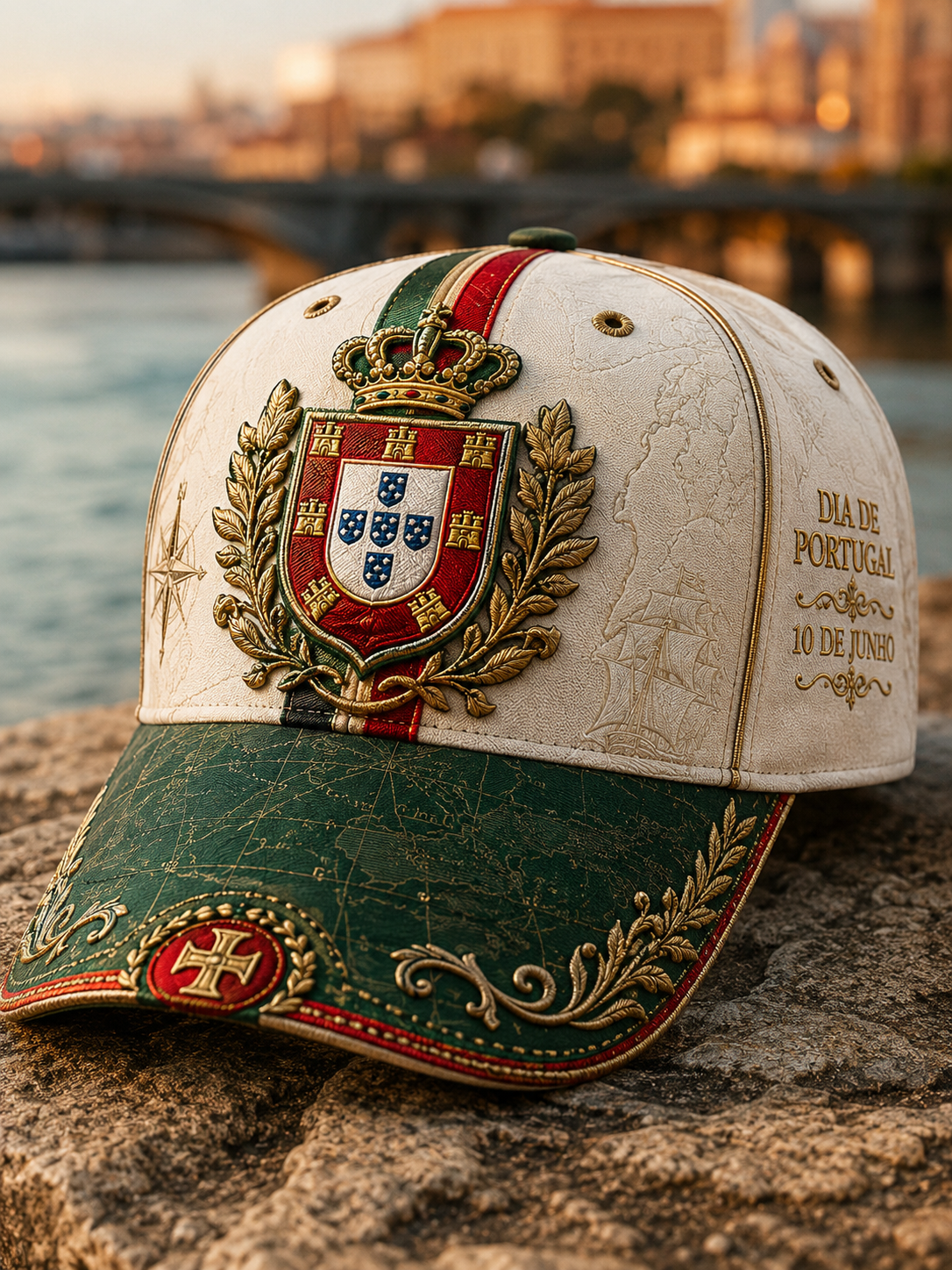 Chapéu Unisex do Dia do Aniversário da República de Portugal