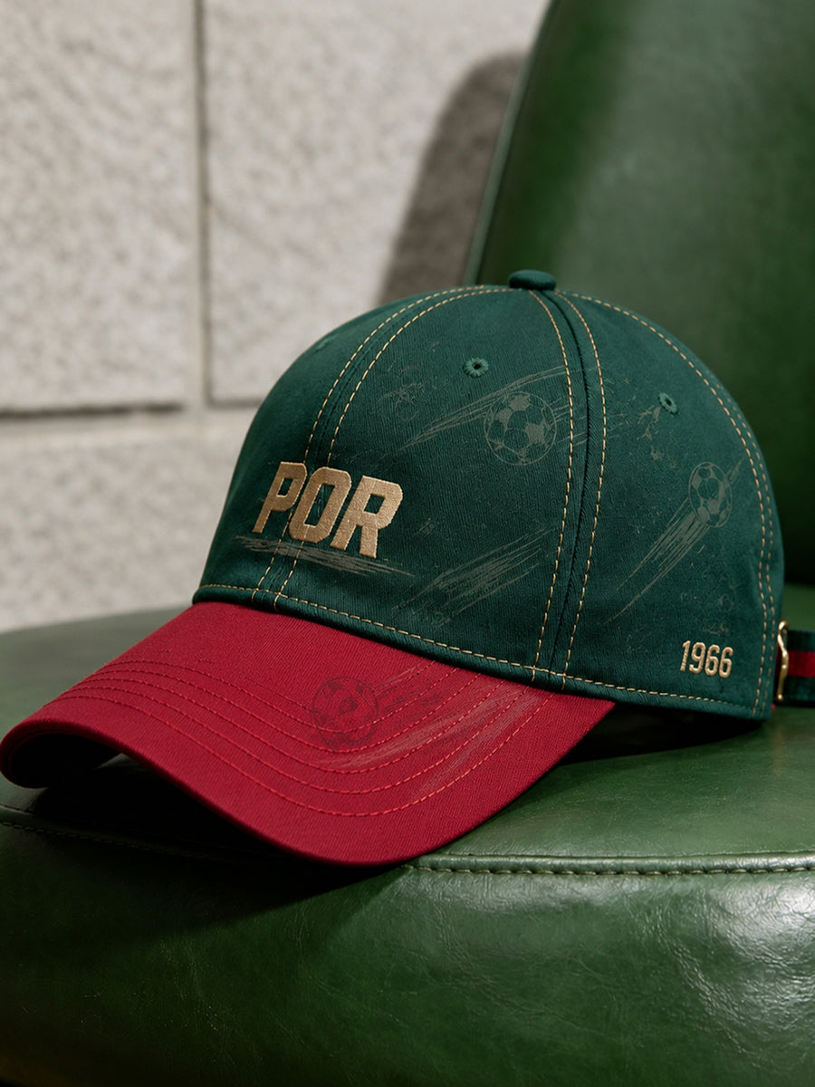 Futebol Português Imprimir Soft-brimmed Baseball Cap