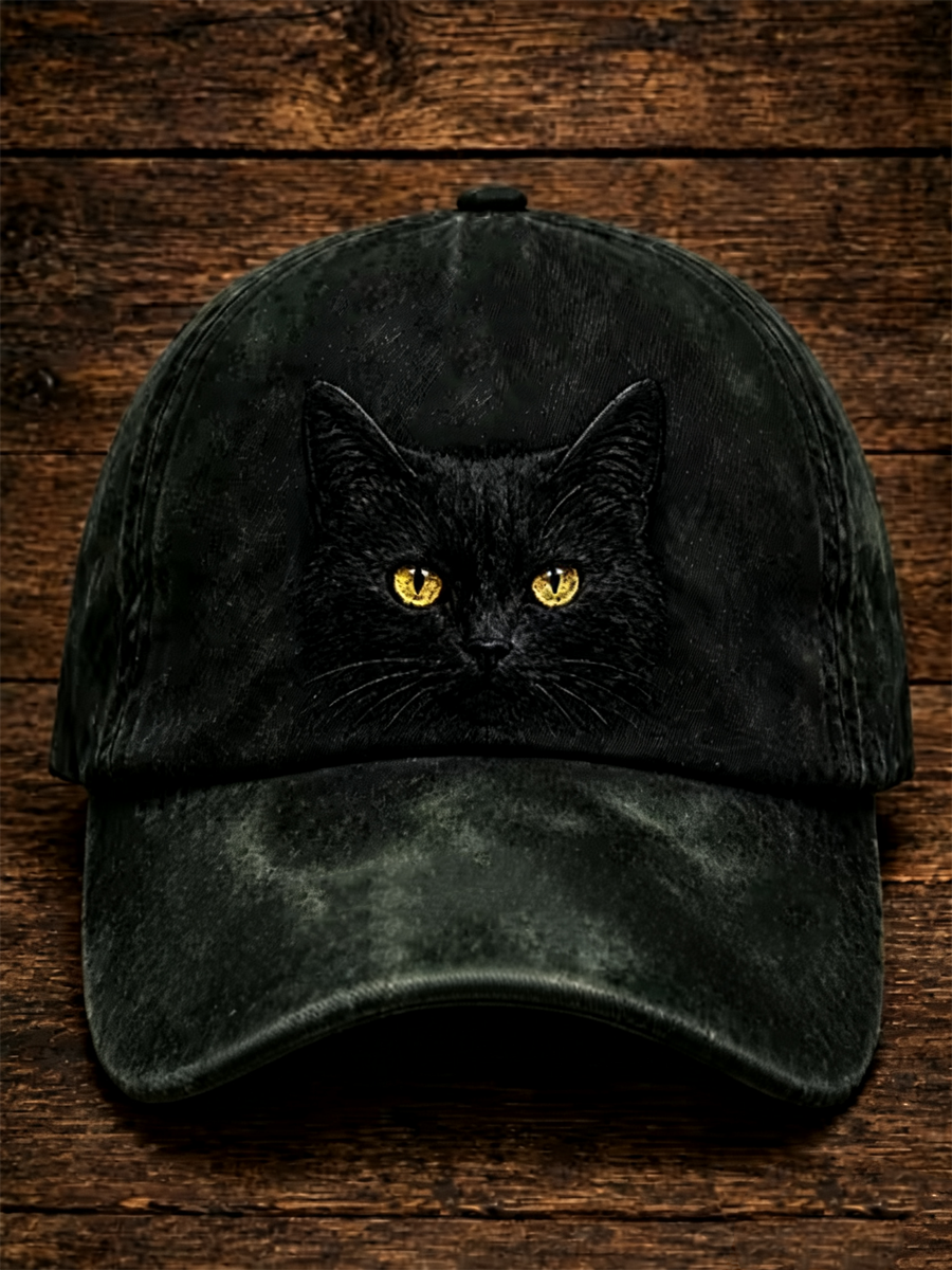 Unisex gato bonito impresso chapéu
